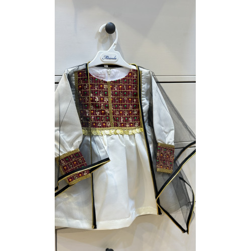 240362 فستان شعبي من قطعتين