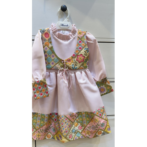 240303 فستان شعبي من قطعتين