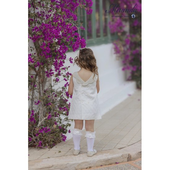 370227V فستان اسباني ناعم