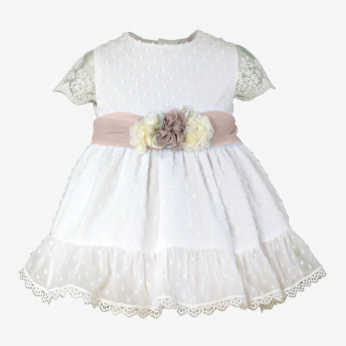 370121V فستان اسباني بحزام وردي 370121V فستان اسباني بحزام وردي