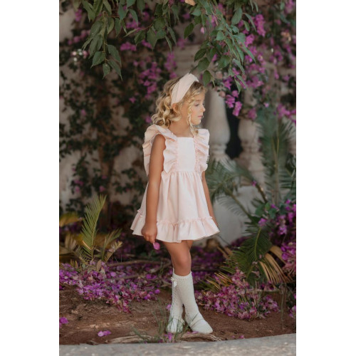 370230V فستان اسباني ناعم