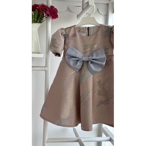 240382 فستان مواليد جاكارد 240382 فستان مواليد جاكارد