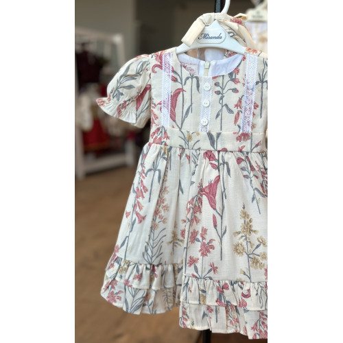 240397 فستان مورد مع قبعة