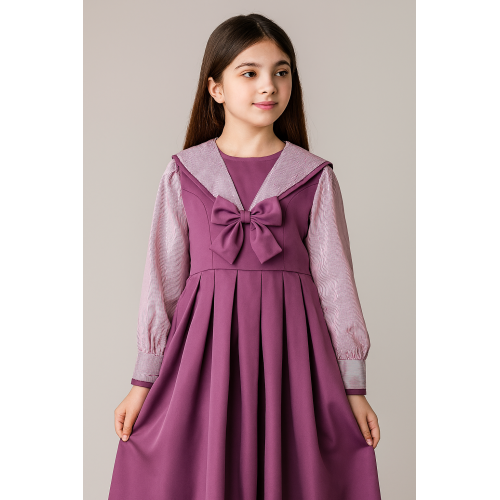 مريول مدرسي مقاس 36 متصل موف 240422 مريول مدرسي مقاس 36 متصل موف 240422