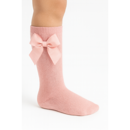 جوارب طويلة لون وردي