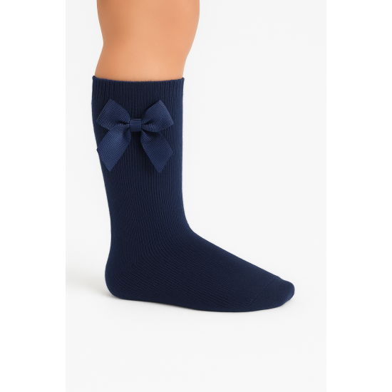 جوارب طويلة لون كحلي