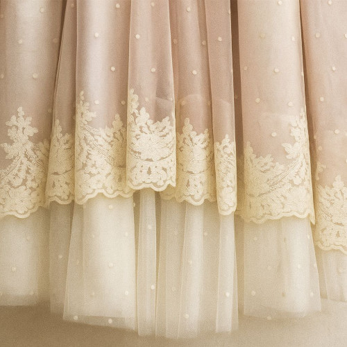 2400  فستان زواج دانتيل موديل طويل  