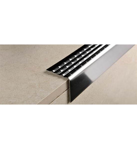 بروقرس زاوية للدرج 3سم ×2سم مخرم  سل استيل PWKAC 3020F