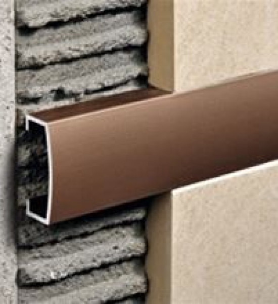 بروقرس زاوية فواصل المونيوم بني PLTAT 15mm بروقرس زاوية فواصل المونيوم بني PLTAT 15mm