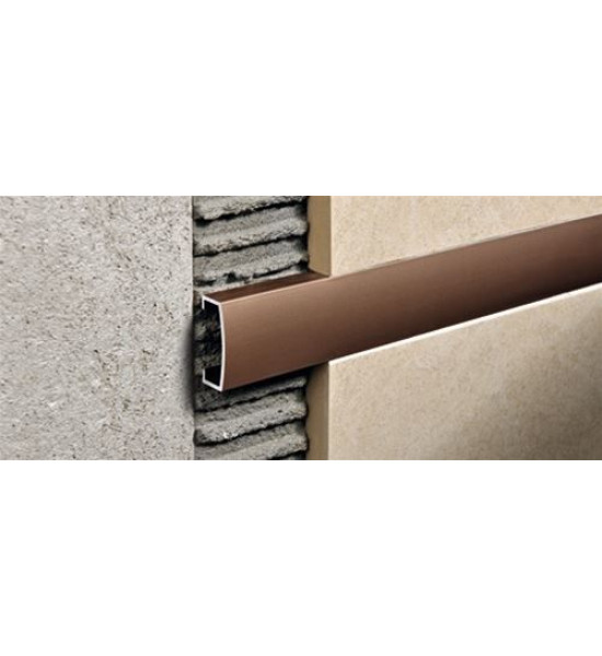 بروقرس زاوية فواصل المونيوم بني PLTAT 15mm