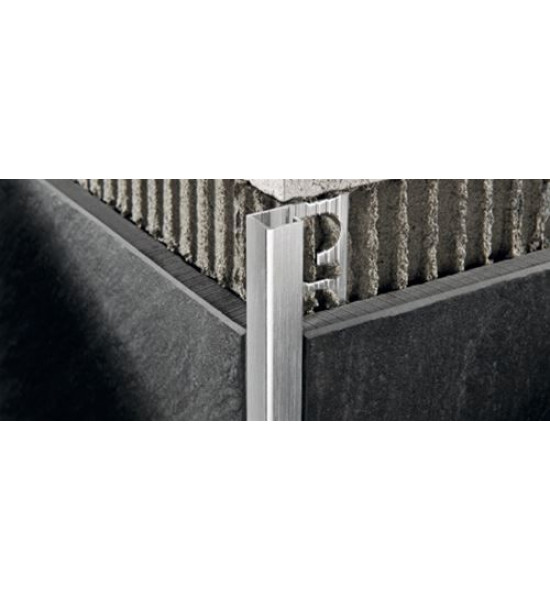 بروقروس زاوية سراميك مربعة المونيوم اسود مشخبط PJQSNS10