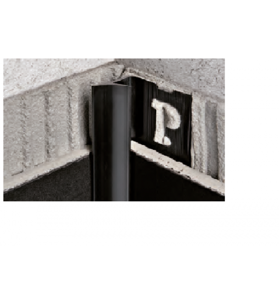 بروقرس زاوية حمام ركنية داخلية بلاستيك اسود PI 10-11