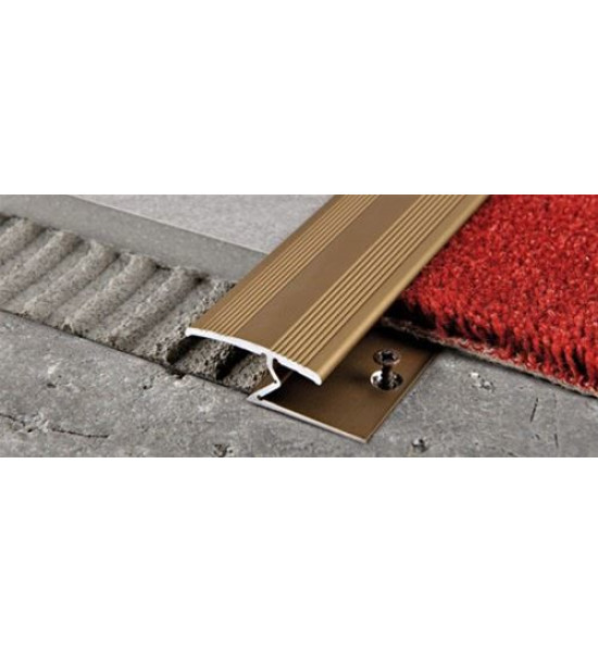 بروقريس فاصل المنيوم موكيت مع رخام برونزي 13ملي PMGAB813F بروقريس فاصل المنيوم موكيت مع رخام برونزي 13ملي PMGAB813F