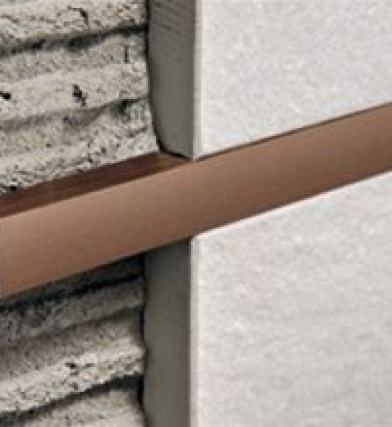 بروقرس زاوية فواصل سراميك جدارية 12ملي رمادي PLTPAT25