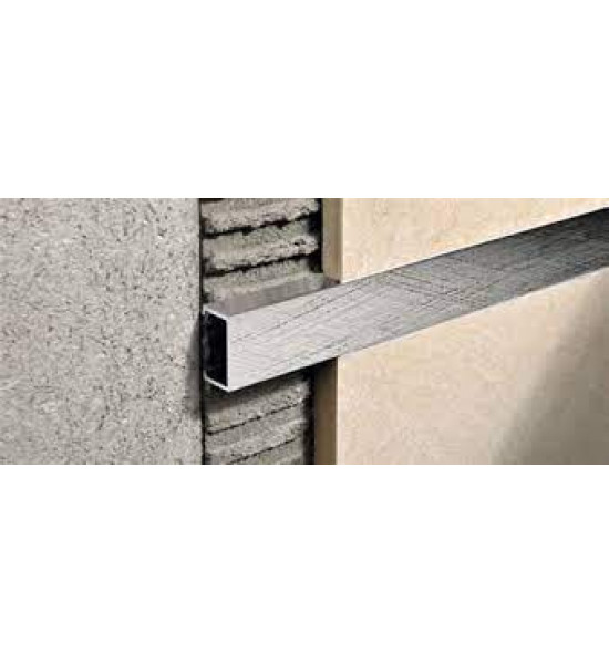 بروقرس زاوية فواصل  سراميك جدارية 12ملي سلفر 2.7متر PLTPBX25