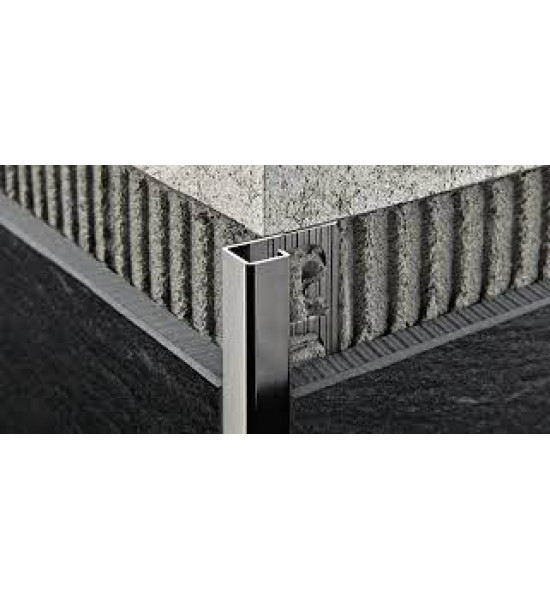 بروقرس زاوية سراميك المونيوم مربعة اسود لميع PJQSBN10