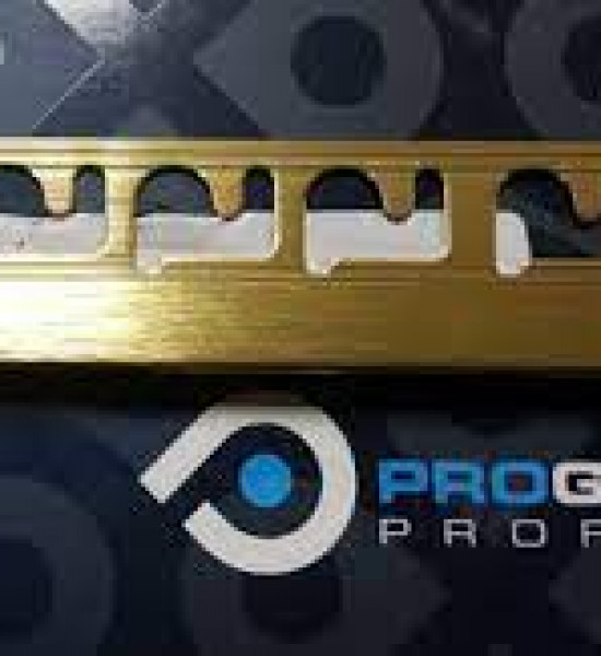 بروقرس زاوية سراميك مربعة ذهبي لميع 12ملي PJQSBO125