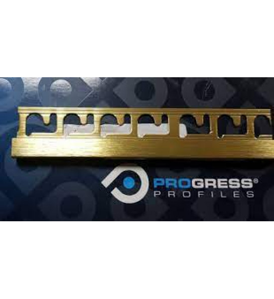 بروقرس زاوية سراميك مربعة ذهبي لميع 12ملي PJQSBO125