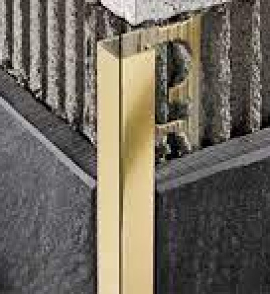 بروقرس زاوية سراميك مربعة ذهبي لميع 12ملي PJQSBO125