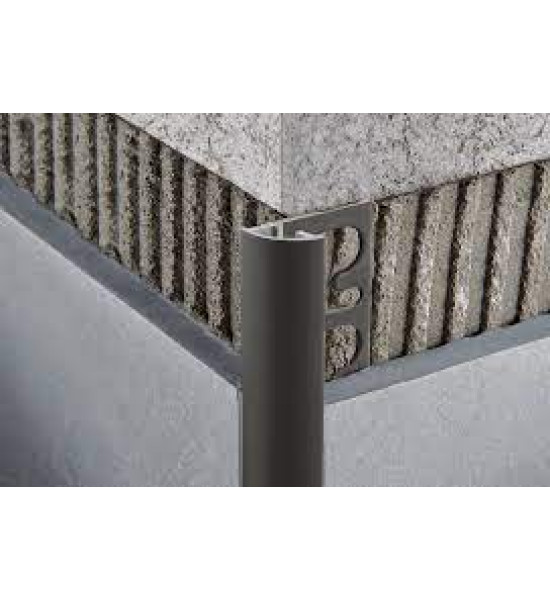 بروقرس زاوية سراميك المونيوم جدارية مدورة اسود مطفي PJNE10