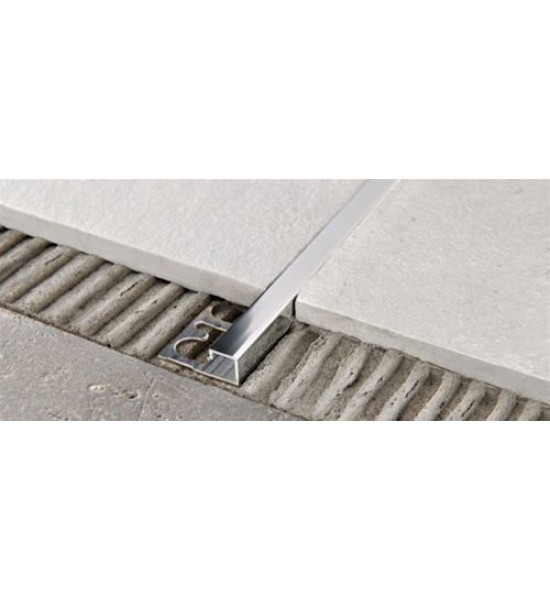 بروقرس زاوية سراميك مربعة سل استيل لمعة كروم PJQSACML125