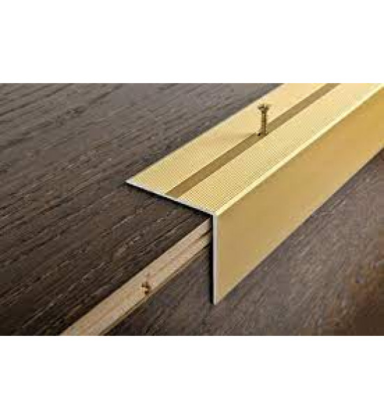 بروقرس زاوية اللمونيوم للدرج ذهبي 48×48سم PEDAO 48F