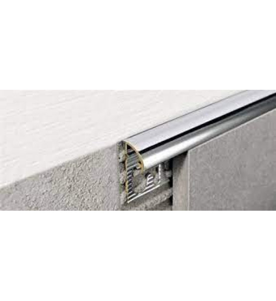 بروقرس زاوية سراميك كروم مدور  10ملي لميع PJOC10