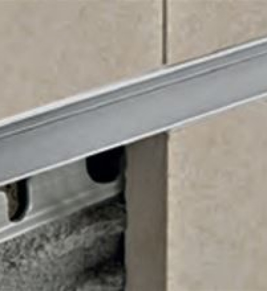 بروقرس زاوية المونيوم لزجاج الشور اسود مطفي 12.5سم PLTCHNE125