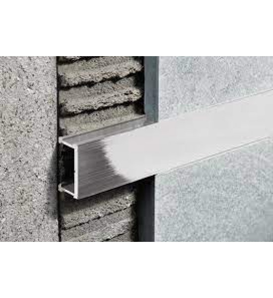 بروقرس زاوية فواصل سراميك سل استيل يو 15ملي PLTACM15