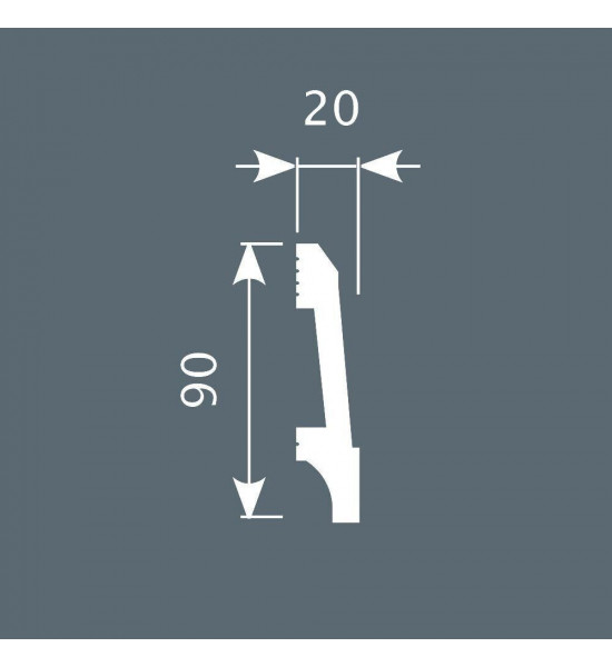 باخميس سكلو ديكور 90×20×2متر روسي P023