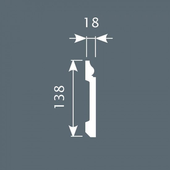 باخميس سكلو ديكور 138×18×2متر روسي P006