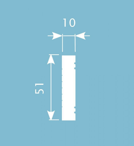 باخميس حزام ديكور 51مم×10مم×2متر روسي M041 باخميس حزام ديكور 51مم×10مم×2متر روسي M041