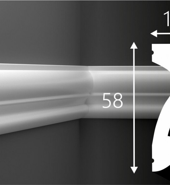 باخميس حزام ديكور 58مم×19مم×2متر روسي M024 باخميس حزام ديكور 58مم×19مم×2متر روسي M024