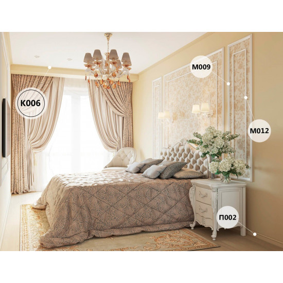 باخميس كورنيش ديكور 60مم×60مم×2متر روسي K006