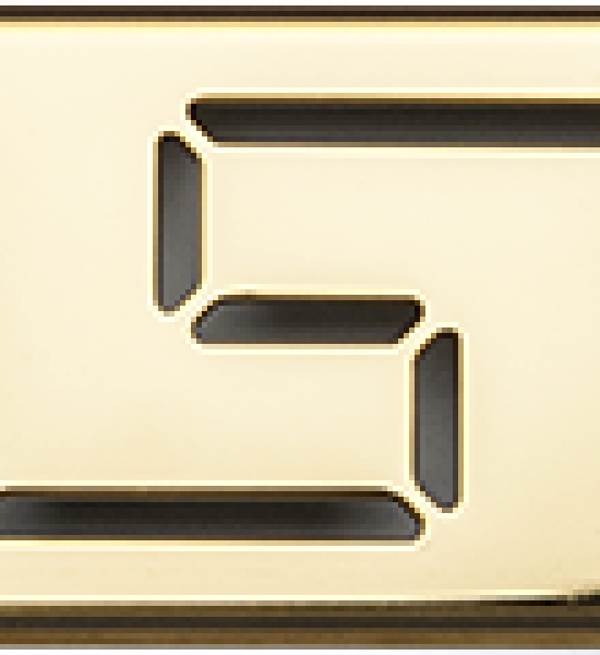 ساي صفاية تركي ستيل 40سم ×7سم مربعات ذهبي SAY-503-40PATRUVA