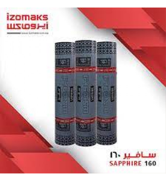 لفة عازل مائي بحص 160جرام ايزوماكس 10متر ×4ملي لفة عازل مائي بحص 160جرام ايزوماكس 10متر ×4ملي