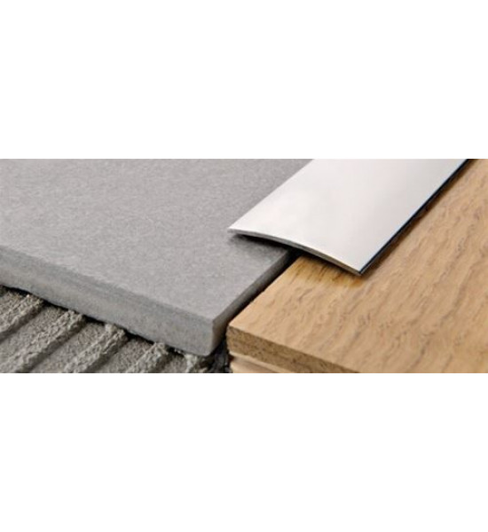 بروقرس زاوية للسراميك مبسط بالغراء 4سم سلفرPLSAA40A