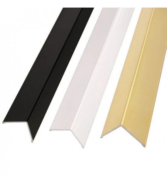 البلدية زاوية ركن 2×2 المونيوم اسود مطفي 5.8م 