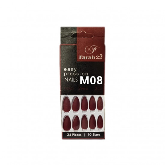 اظافر فرح 24 حبة -M08