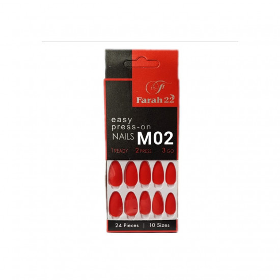 اظافر فرح 24 حبة -M02