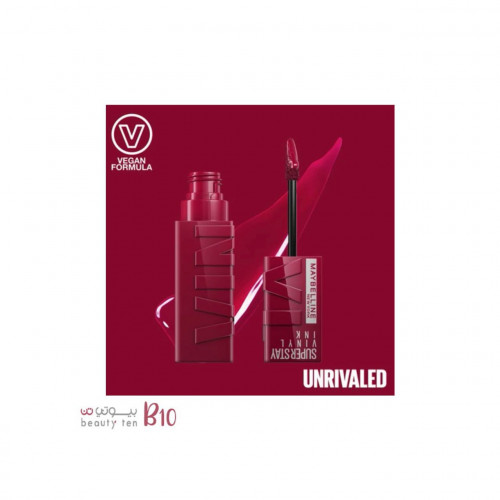 احمر شفاه سائل سوبر ستاي فينيل اينك من ميبلين نيويورك 30 احمر شفاه سائل سوبر ستاي فينيل اينك من ميبلين نيويورك 30