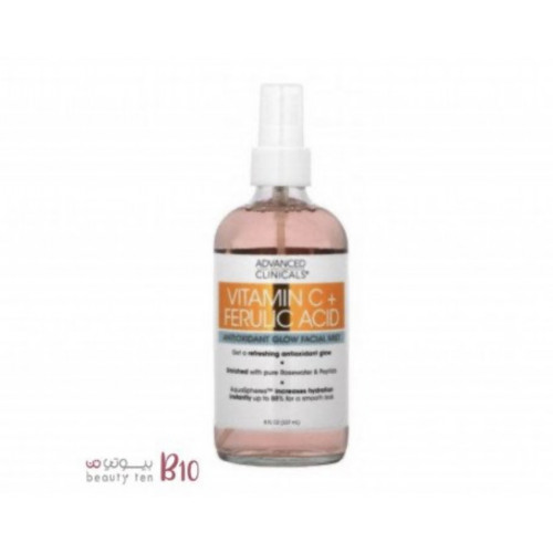 فيتامين سي + حمض الفيروليك،بخاخ الوجه المضاد للأكسدة من ادفانس كلينيكلز 237مل فيتامين سي + حمض الفيروليك،بخاخ الوجه المضاد للأكسدة من ادفانس كلينيكلز 237مل