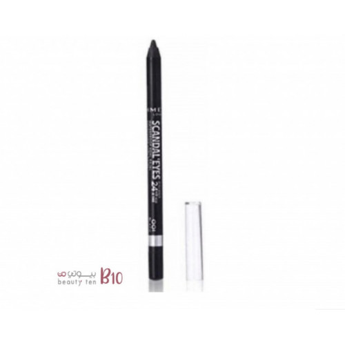 ريميل لندن قلم كحل سكاندل ايز مقاوم للماء -اسود