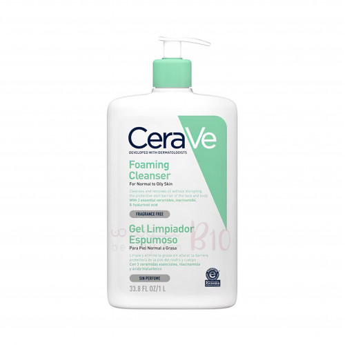 منظف رغوي من سيرافي للبشرة العادية الى الدهنية 1 لتر منظف رغوي من سيرافي للبشرة العادية الى الدهنية 1 لتر