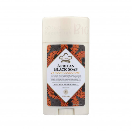 مزيل عرق بالصابون الاسود الافريقي  طبيعي 100% من نوبيان هيرتج