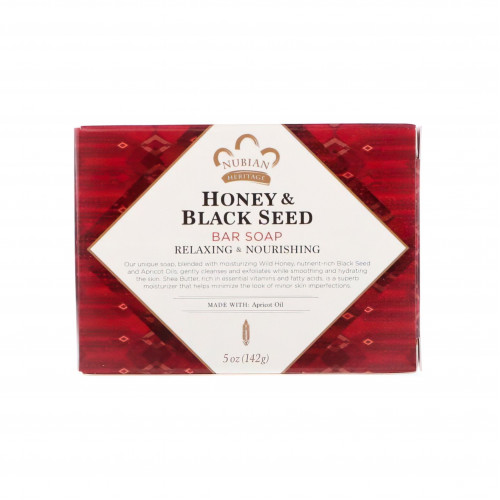 صابون بالعسل وحبة البركة من نوبيان هيريتج - 142 جم صابون بالعسل وحبة البركة من نوبيان هيريتج - 142 جم