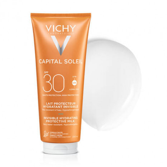 حليب فيشي كابيتال سوليل المرطب للحماية من أشعة الشمس SPF30 للوجه والجسم 300 مل حليب فيشي كابيتال سوليل المرطب للحماية من أشعة الشمس SPF30 للوجه والجسم 300 مل