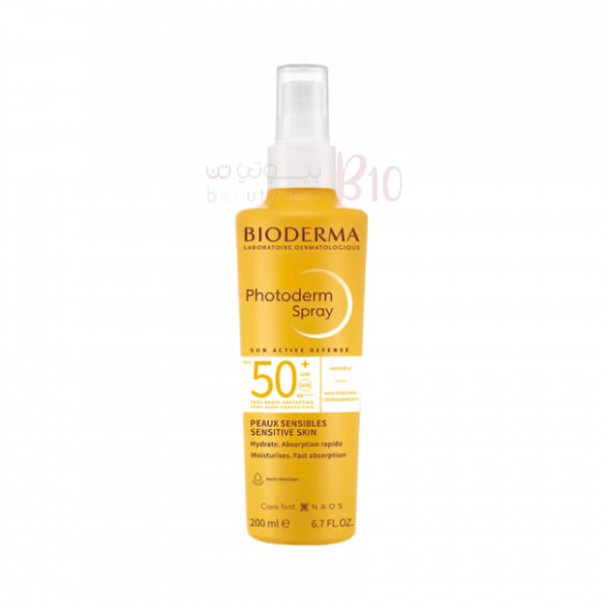 بخاخ واقي شمس بعامل حماية 50 SPF من بيوديرما - 200 مل بخاخ واقي شمس بعامل حماية 50 SPF من بيوديرما - 200 مل
