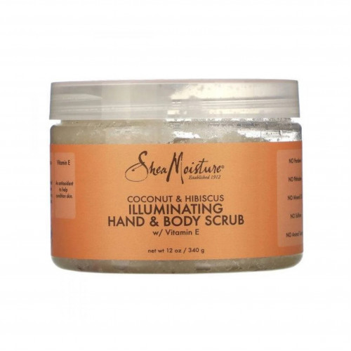 صنفرة لتفتيح اليدين والجسم بجوز الهند والكركديه من شيا مويستر - 340جم صنفرة لتفتيح اليدين والجسم بجوز الهند والكركديه من شيا مويستر - 340جم