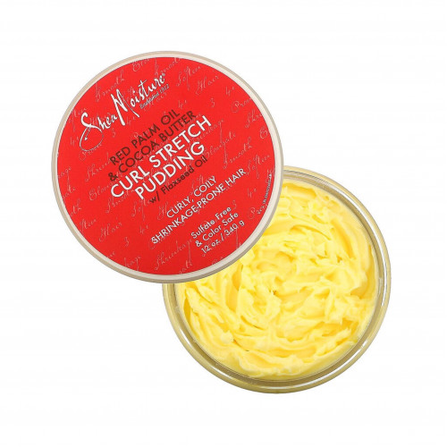 بودينغ استطالة تجعيدات الشعر بزيت النخيل الأحمر وزبدة الكاكاو من شيا مويستر - 340 جم بودينغ استطالة تجعيدات الشعر بزيت النخيل الأحمر وزبدة الكاكاو من شيا مويستر - 340 جم